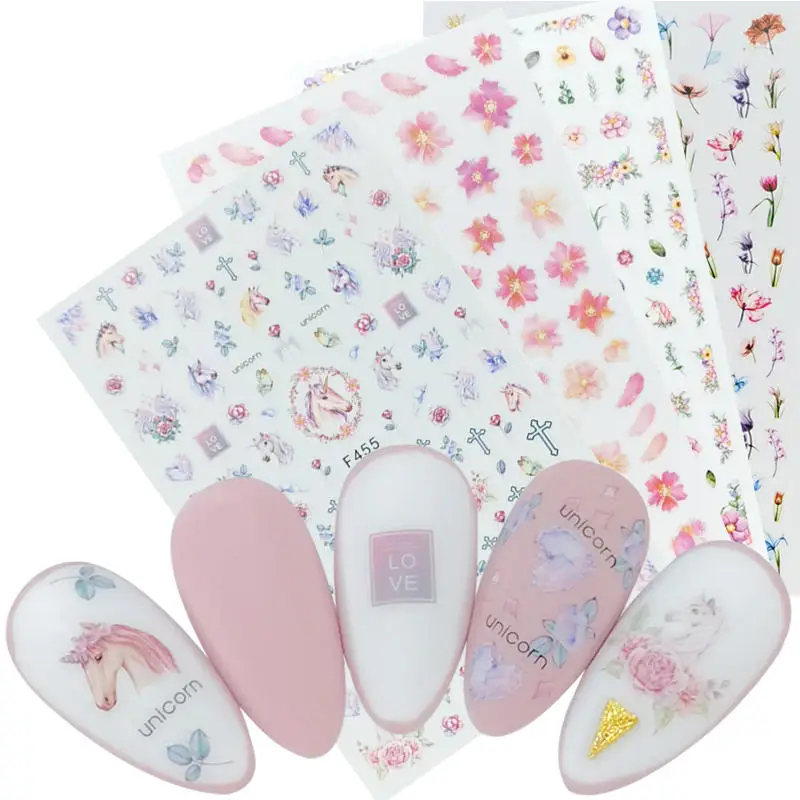 1pcs Stickers for Nails Designs Unicorn Cross Flower Manicure Sliders 3D Nail Art Decorations Sticker Decal
1pcs Stickers for Nails Designs Unicorn Cross Flower Manicure Sliders 3D Nail Art Decorations Sticker Decal