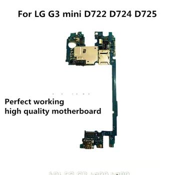 Tested Full Work Original Motherboard For LG G3 mini D722 D724 D725 Logic Circuit Electronic Board Plate
Tested Full Work Original Motherboard For LG G3 mini D722 D724 D725 Logic Circuit Electronic Board Plate