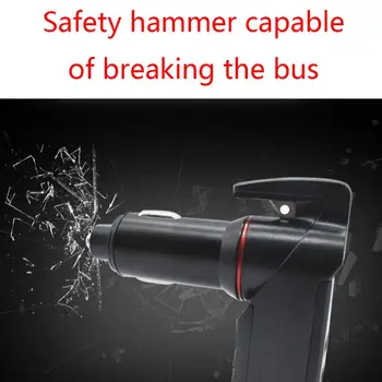 USB Emergency Escape Tool: Life-Saving Rescue Car Charger, Spring Loaded Window Breaker, Seat belt Cutter, Dual USB Ports
USB Emergency Escape Tool: Life-Saving Rescue Car Charger, Spring Loaded Window Breaker, Seat belt Cutter, Dual USB Ports