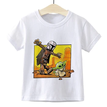 Summer Baby Yoda Mandalorian Kids T-shirt Harajuku Star Wars T shirt Satanist Moive Tshirt Children T Shirt Girl Boys Clothes
Summer Baby Yoda Mandalorian Kids T-shirt Harajuku Star Wars T shirt Satanist Moive Tshirt Children T Shirt Girl Boys Clothes