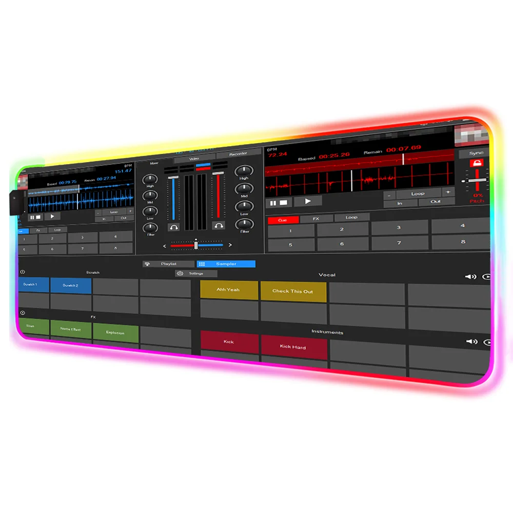 Anime Dj Recording Disk Big RGB Gaming Mouse Pad Lock Edge Internet Cafe Computer Keyboard Desk Pad Non-Slip Comfortable Xxl
Anime Dj Recording Disk Big RGB Gaming Mouse Pad Lock Edge Internet Cafe Computer Keyboard Desk Pad Non-Slip Comfortable Xxl