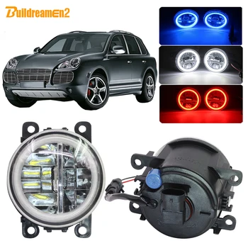 Buildreamen2 For Porsche Cayenne 955 2002-2015 Car H11 4000LM LED Bulb Fog Light Kit Angel Eye Daytime Running Light 12V Styling
Buildreamen2 For Porsche Cayenne 955 2002-2015 Car H11 4000LM LED Bulb Fog Light Kit Angel Eye Daytime Running Light 12V Styling