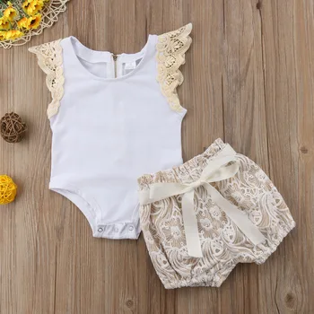 Solid Ruffle Short sleeve Bodysuit and Shorts 2pcs Set For Newborn baby Girl Clothes
Solid Ruffle Short sleeve Bodysuit and Shorts 2pcs Set For Newborn baby Girl Clothes