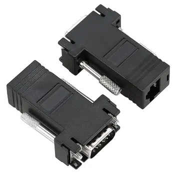 2pcs VGA to RJ45 Cat5e Network Adapter Network Ethernet Extend Connector No external power needed
2pcs VGA to RJ45 Cat5e Network Adapter Network Ethernet Extend Connector No external power needed