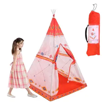 Play Tent for Kids Teepee Indian Play House for Children Girl Cotton Tipi Tent Indoor Outdoor Gifts for Girls Pink Princess Tent
Play Tent for Kids Teepee Indian Play House for Children Girl Cotton Tipi Tent Indoor Outdoor Gifts for Girls Pink Princess Tent