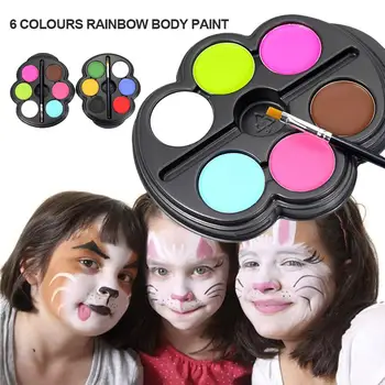Face Makeup Painting Paste Tattoo Pigment Paint Body Art 6 Colors Waterproof Creative Colorful Face Painting Kit Drawing
Face Makeup Painting Paste Tattoo Pigment Paint Body Art 6 Colors Waterproof Creative Colorful Face Painting Kit Drawing