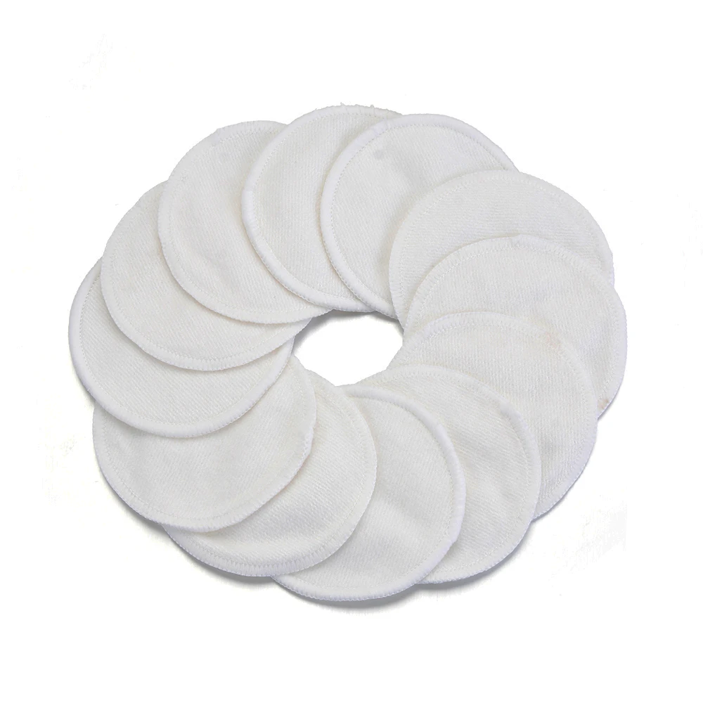 12Pcs Bamboo Fiber Makeup Remover Pads Cotton Pads Facial Remover Facial Care Nursing Pad Skin Cleaning Wipes Washable Reusable 12Pcs Bamboo Fiber Makeup Remover Pads Cotton Pads Facial Remover Facial Care Nursing Pad Skin Cleaning Wipes Washable Reusable