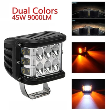 DC10-48V 4'' 9000LM 12LED Work Light 45W Side Shooter Combo Beam White+Red Car Headlight Fog Lamp Work Lights
DC10-48V 4'' 9000LM 12LED Work Light 45W Side Shooter Combo Beam White+Red Car Headlight Fog Lamp Work Lights