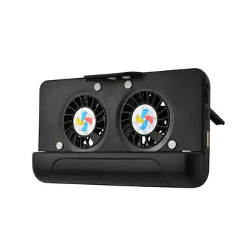 Cell Phone Cooler, Usb Cooling Dual Fan Radiator/Stand Holder/Power Bank With 4400Mah Rechargeable Battery For Iphone Smart Phon 
Cell Phone Cooler, Usb Cooling Dual Fan Radiator/Stand Holder/Power Bank With 4400Mah Rechargeable Battery For Iphone Smart Phon