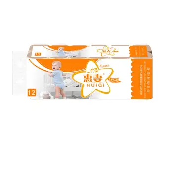12 Rolls Convenient Toilet Paper Household Roll Paper Soft Toilet Tissue Paper for Home Restaurant Office (Wood Color) 
12 Rolls Convenient Toilet Paper Household Roll Paper Soft Toilet Tissue Paper for Home Restaurant Office (Wood Color)