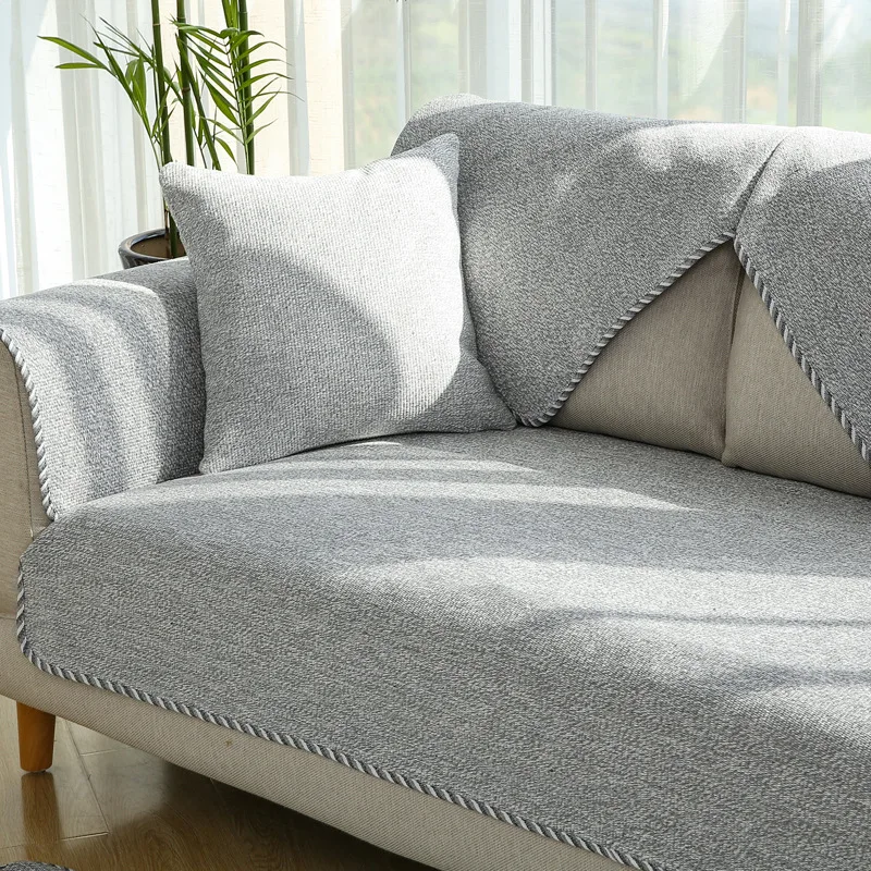 Cotton Sofa Cushion Fabric Four Seasons Simple Combination Versatile Seat Cushion Now Case Anti-slip Sand Universal All Edges In
Cotton Sofa Cushion Fabric Four Seasons Simple Combination Versatile Seat Cushion Now Case Anti-slip Sand Universal All Edges In