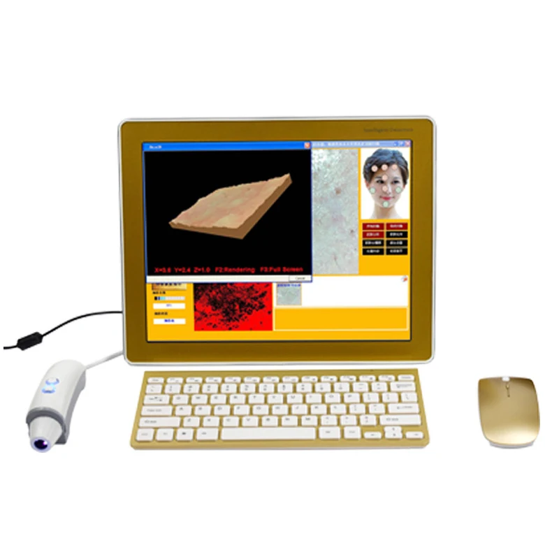 Intelligent Multi-function Skin Detector Facial 3d Three-spectrum Uv Moisture Oil Machine Skin Analysis Instrument New
Intelligent Multi-function Skin Detector Facial 3d Three-spectrum Uv Moisture Oil Machine Skin Analysis Instrument New