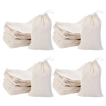 200 Pack Cotton Muslin Bags Sachet Bag Multipurpose Drawstring Bags for Tea Jewelry Wedding Party Favors Storage (4 x 6 Inches)
200 Pack Cotton Muslin Bags Sachet Bag Multipurpose Drawstring Bags for Tea Jewelry Wedding Party Favors Storage (4 x 6 Inches)