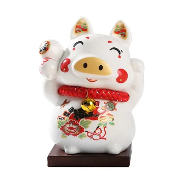 Money bank Piggy Ceramic Large size Pig Coin saving box Lucky pig Money Boxes Creative Home decoration Cash box Christmas gifts
Money bank Piggy Ceramic Large size Pig Coin saving box Lucky pig Money Boxes Creative Home decoration Cash box Christmas gifts