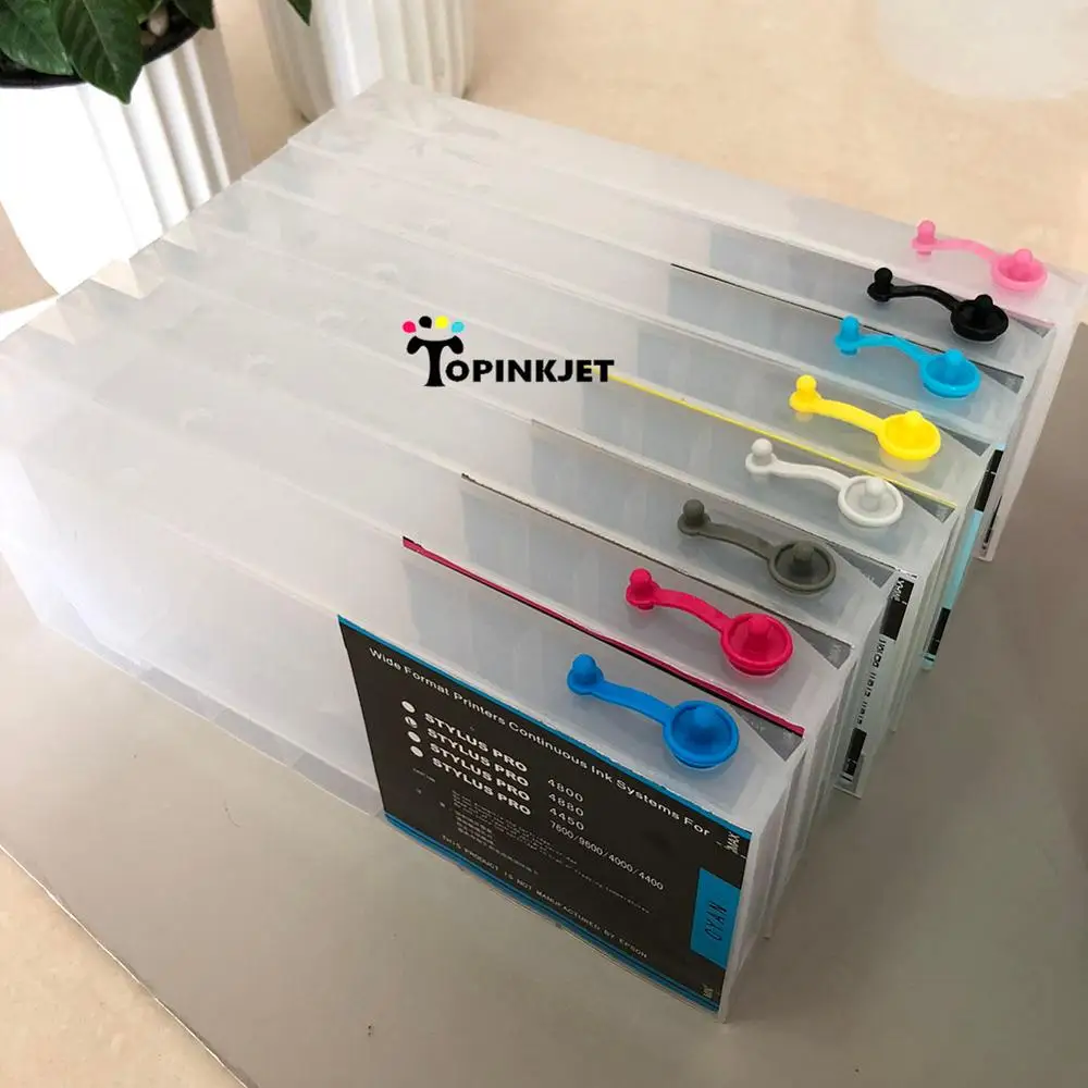 Empty Refill Ink Cartridge single color for choose with chip for Epson 4880 printer cartridge
Empty Refill Ink Cartridge single color for choose with chip for Epson 4880 printer cartridge