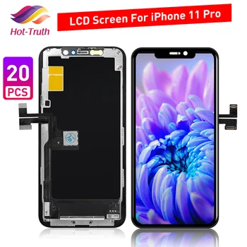 20 Pcs LCD Screen For iPhone 11 pro With 3D Touch LCD Display Touch Screen Digitizer Replacement Assembly A2215,A2160,A2217
20 Pcs LCD Screen For iPhone 11 pro With 3D Touch LCD Display Touch Screen Digitizer Replacement Assembly A2215,A2160,A2217