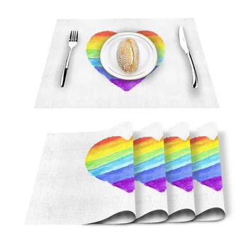 Lgbt Pride Love Placemat Washable Cotton Linen Table Cloth Pad Mat Rectangle Placemats Heat Resistant
Lgbt Pride Love Placemat Washable Cotton Linen Table Cloth Pad Mat Rectangle Placemats Heat Resistant