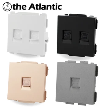 S Series- Single Double RJ11 Telephone Jack Outlet Socket Function Module DIY Part Free Combination Black White Grey
S Series- Single Double RJ11 Telephone Jack Outlet Socket Function Module DIY Part Free Combination Black White Grey