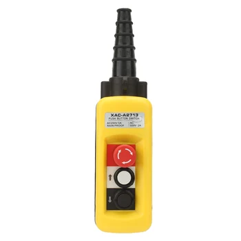 Crane 2 Push Switch Pendant Control Stations with Emergency Stop Press Button Rotary Switch
Crane 2 Push Switch Pendant Control Stations with Emergency Stop Press Button Rotary Switch