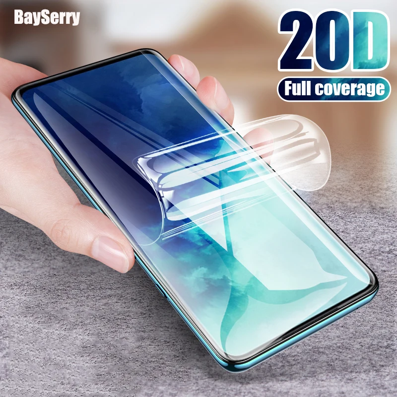 20D полное покрытие Гидрогелевая пленка протектор экрана для Samsung Galaxy S20 S10 S9 S8 Plus 5G