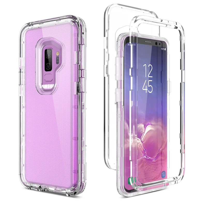 3 in 1 Clear Shockproof Case for Samsung Galaxy S9 S10 plus case Transparent Hard Cover PC Silicone Case for Galaxy S10 Capa
3 in 1 Clear Shockproof Case for Samsung Galaxy S9 S10 plus case Transparent Hard Cover PC Silicone Case for Galaxy S10 Capa