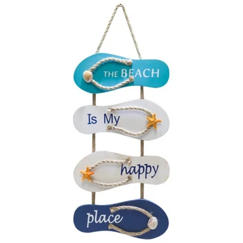 Mediterranean Retro Quadruple Slippers Listing Home Accessories "THE BEACH Is My Happy Place"
Mediterranean Retro Quadruple Slippers Listing Home Accessories "THE BEACH Is My Happy Place"
