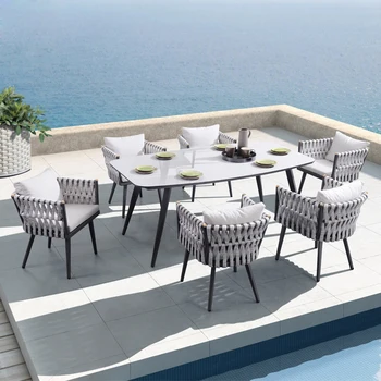 Modern Leisure Waterproof Garden Patio Aluminium Dining Outdoor Furniture
Modern Leisure Waterproof Garden Patio Aluminium Dining Outdoor Furniture