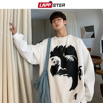 LAPPSTER Men Fleece Oversized Japanese Streetwear Hoodies 2020 Autumn Mens Harajuku Korean Funny Sweatshirts Mlae Hip Hop Hoodie
LAPPSTER Men Fleece Oversized Japanese Streetwear Hoodies 2020 Autumn Mens Harajuku Korean Funny Sweatshirts Mlae Hip Hop Hoodie