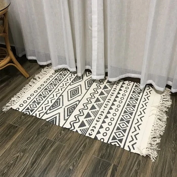 Floor Printed Rug Carpet Manual Nordic Style Living Room Cotton Linen Machine Washable Tapestry Home Decor Sofa Tassels Retro
Floor Printed Rug Carpet Manual Nordic Style Living Room Cotton Linen Machine Washable Tapestry Home Decor Sofa Tassels Retro