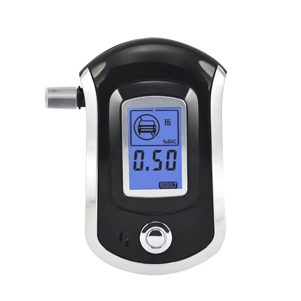 AT-6000 Breathalyzer Alcohol Detector Digital LCD Screen Battery Power Hand-Hold Professional BAC Tracker with 5 Mouthpieces
AT-6000 Breathalyzer Alcohol Detector Digital LCD Screen Battery Power Hand-Hold Professional BAC Tracker with 5 Mouthpieces