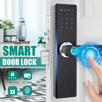 Biometric Fingerprint Lock Security Intelligent Smart Lock Password Unlock Door Lock Swipe Key Lock Smart Electronic Hotels
Biometric Fingerprint Lock Security Intelligent Smart Lock Password Unlock Door Lock Swipe Key Lock Smart Electronic Hotels