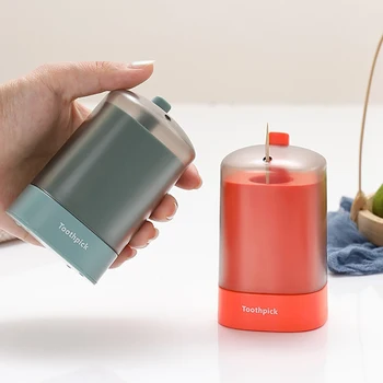 Automatic Pop-up Toothpick Box Portable Pop-up Toothpick Holder Container for Restaurant Kitchen Toothpicks Dispenser Magical
Automatic Pop-up Toothpick Box Portable Pop-up Toothpick Holder Container for Restaurant Kitchen Toothpicks Dispenser Magical