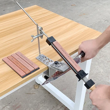 The new knife sharper multi-function Fixed angle sharper kitchen sharpening stone systemcorundum 400# 800# 1500# whetstone set
The new knife sharper multi-function Fixed angle sharper kitchen sharpening stone systemcorundum 400# 800# 1500# whetstone set