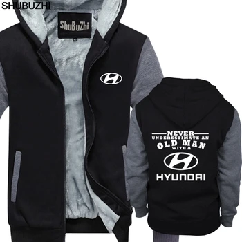 HYUNDAI Never Underestimate an Old Man Mens winter thick hoodies fashion men warm coat male customized coat Black sbz1130
HYUNDAI Never Underestimate an Old Man Mens winter thick hoodies fashion men warm coat male customized coat Black sbz1130
