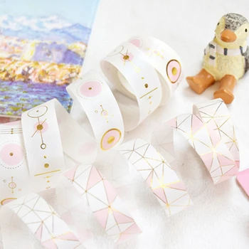 Golden Pink Foil Paper Washi Tape Set Scrapbooking Decorative Tapes Honeycomb for Photo Album Home Decoration Diy School Supply
Golden Pink Foil Paper Washi Tape Set Scrapbooking Decorative Tapes Honeycomb for Photo Album Home Decoration Diy School Supply
