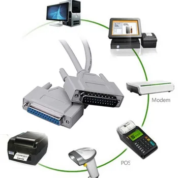 DB25 Parallel Male to Female M-F Parallel printer cable M-F LPT Printer Cable Parallel Printerextending Cable Converter Cable
DB25 Parallel Male to Female M-F Parallel printer cable M-F LPT Printer Cable Parallel Printerextending Cable Converter Cable