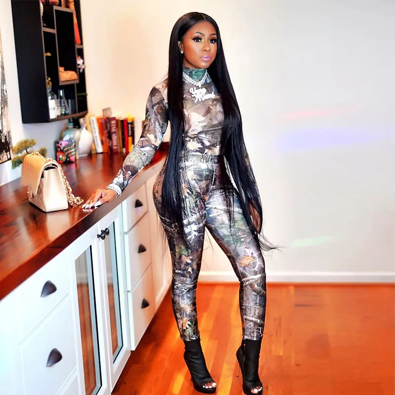 Clothing Women 2020 Autumn New Bodysuit Lady Sexy Leaf Print Cool Color Chinese Style Long-Sleeve Jumpsuit Trousers Casual Suit
Clothing Women 2020 Autumn New Bodysuit Lady Sexy Leaf Print Cool Color Chinese Style Long-Sleeve Jumpsuit Trousers Casual Suit
