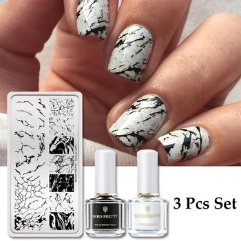 BORN PRETTY 3 Pcs Stamping Nail Set Black Stamping Polish Flower Geometry Pattern Template Kit Varnish Basic Stamping Plate Set
BORN PRETTY 3 Pcs Stamping Nail Set Black Stamping Polish Flower Geometry Pattern Template Kit Varnish Basic Stamping Plate Set