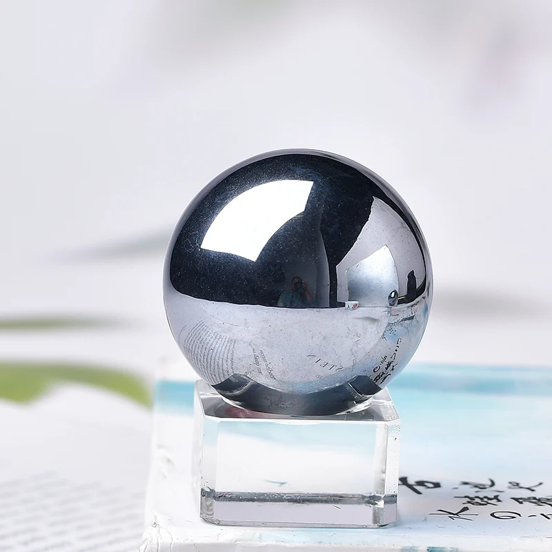 40mmNatural Terahertz Ball Mineral Crystal Mineral Specimen Healing Health Care Massag Ball Home Decoration Energy Stone Collect
40mmNatural Terahertz Ball Mineral Crystal Mineral Specimen Healing Health Care Massag Ball Home Decoration Energy Stone Collect