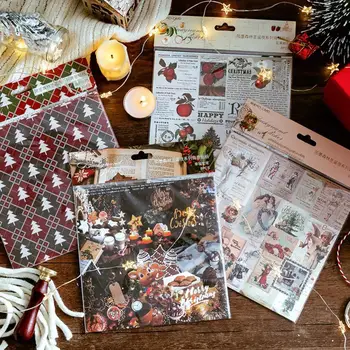 8 pcs/pack Retro Stickers Christmas Night Bullet Journal Decorative Sticker Diary Stationary Album Sticker Flakes Scrapbooking 
8 pcs/pack Retro Stickers Christmas Night Bullet Journal Decorative Sticker Diary Stationary Album Sticker Flakes Scrapbooking