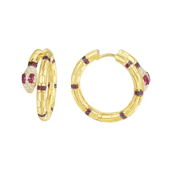 Bohemian Gold Color Zirconia Snake Drop Earring for Women Fashion Jewelry Serpent Rhinestone Statement Earrings Party Pendients
Bohemian Gold Color Zirconia Snake Drop Earring for Women Fashion Jewelry Serpent Rhinestone Statement Earrings Party Pendients