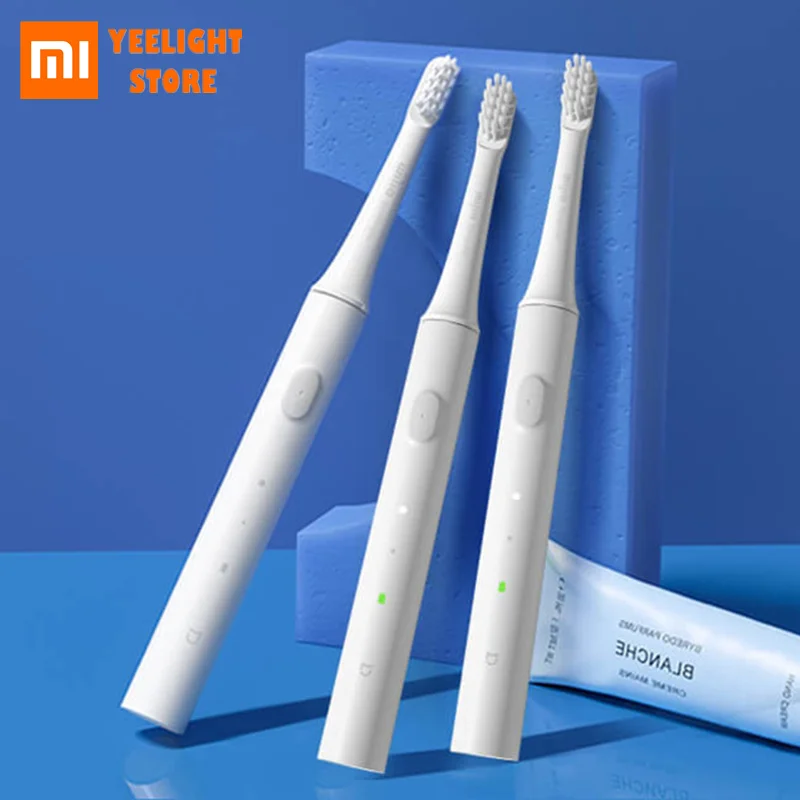 Фото Xiaomi Sonic Electric Toothbrush T100 Rechargeable Smart Ultrasonic Tooth Brush 2 Modes IPX7 Waterproof | Электроника