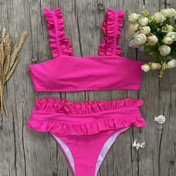Women Swimwear Swimsuit Female Push Up Sexy Lace High Neck Bikini Set Bathing Suit Strap Crop Top Beach Wear 2020 Summer Bikinis 
Women Swimwear Swimsuit Female Push Up Sexy Lace High Neck Bikini Set Bathing Suit Strap Crop Top Beach Wear 2020 Summer Bikinis