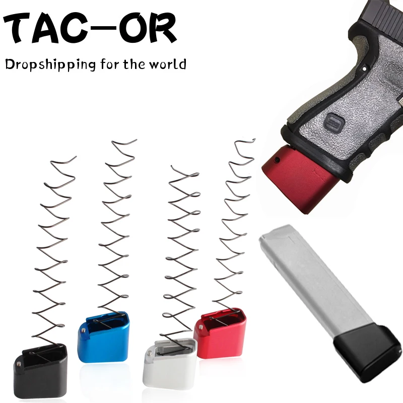 Tactical 2Pcs CNC Magazines Base Pad Kit Mag Capacity Extending Adapter With Spring for Hunting Pistol Glock 19/23 Dropshipping
Tactical 2Pcs CNC Magazines Base Pad Kit Mag Capacity Extending Adapter With Spring for Hunting Pistol Glock 19/23 Dropshipping