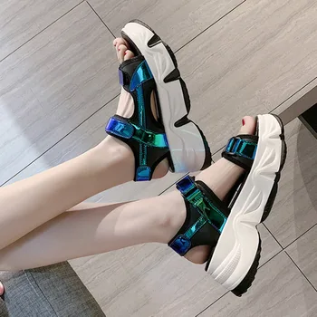 Women Platform Chunky Sandals Brand Beach Casual Wedge Shoes For Woman Fashion Sports White Open Toe Gladiator Sandal Summer 5cm
Women Platform Chunky Sandals Brand Beach Casual Wedge Shoes For Woman Fashion Sports White Open Toe Gladiator Sandal Summer 5cm