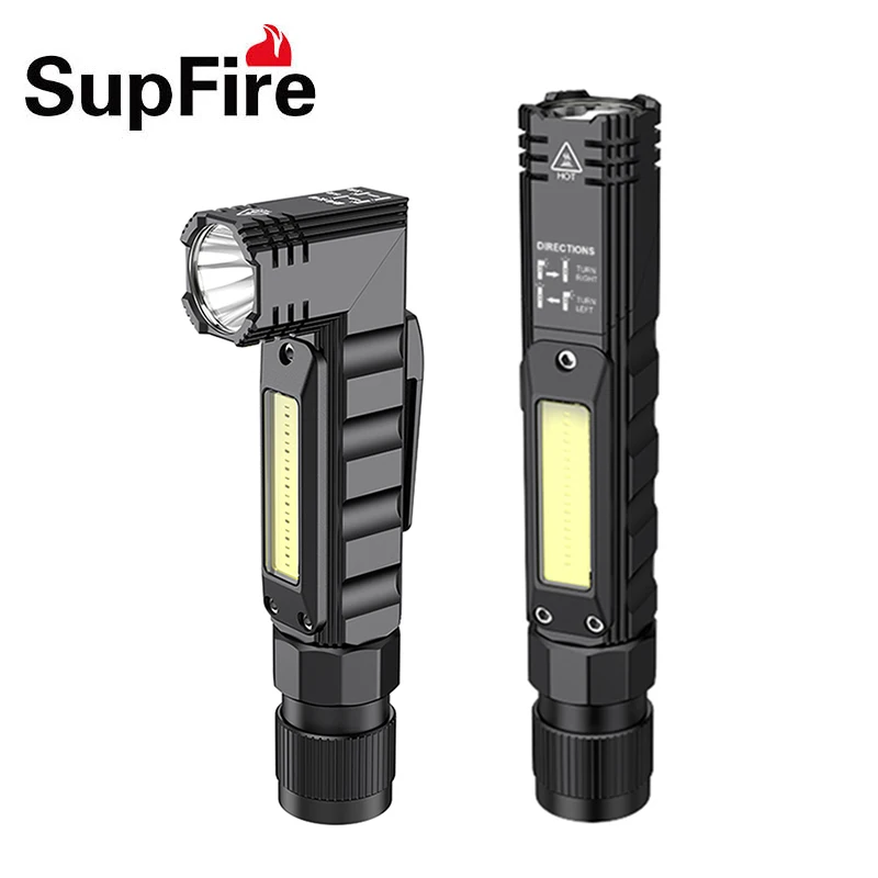 Led Flashlight Linterna+Head Light Supfire G19-S Toch 90 Degree Twist Rotation Lanterna Magnet Hand Flash Light Work Light
Led Flashlight Linterna+Head Light Supfire G19-S Toch 90 Degree Twist Rotation Lanterna Magnet Hand Flash Light Work Light