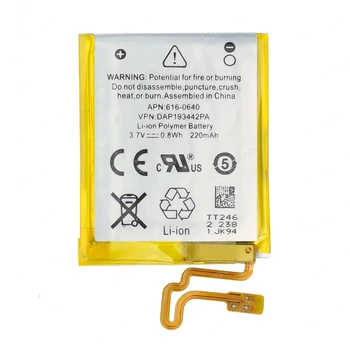 

Sinbeda Original Internal Li-ion Polymer Battery For iPod Nnao7 Battery Replacement 220mAh For iPod Nano 7 7th 7 Gen Battery