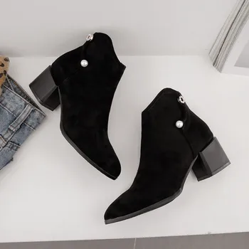 Oversized boots women shoes ankle boots for women ladies boots Solid colour rhinestone pointed ankle boots
Oversized boots women shoes ankle boots for women ladies boots Solid colour rhinestone pointed ankle boots