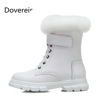 Dovereiss Fashion Women's Shoes Winter new Sexy Short boot Elegant White Cross tied Matin boots Concise Mature 26-39
Dovereiss Fashion Women's Shoes Winter new Sexy Short boot Elegant White Cross tied Matin boots Concise Mature 26-39
