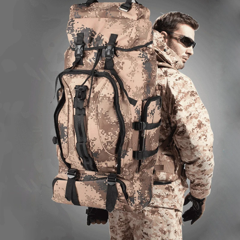 New 90L Waterproof Nylon Outdoor Sport Military Molle Tactical Travel Backpack Mochila Camping Hiking Trekking Bag Rucksack
New 90L Waterproof Nylon Outdoor Sport Military Molle Tactical Travel Backpack Mochila Camping Hiking Trekking Bag Rucksack